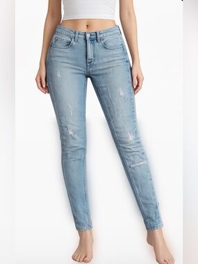 Victoria Beckham Skinny Leg Cropped Jeans